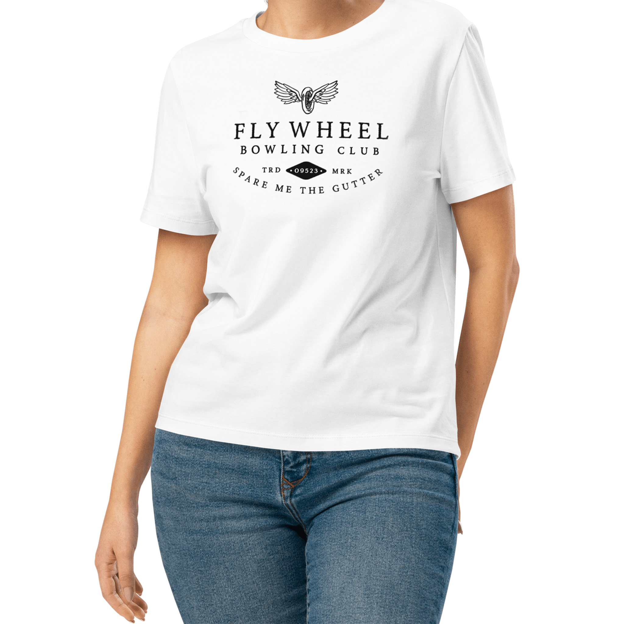 Flywheel Women’s Organic Eco Tee 100% Cotton Adult eco - friendly womens T-shirts100% Cotton Adult womens T-shirtsCotton Eco Adult womens T-shirts - PUBLIQTEE
