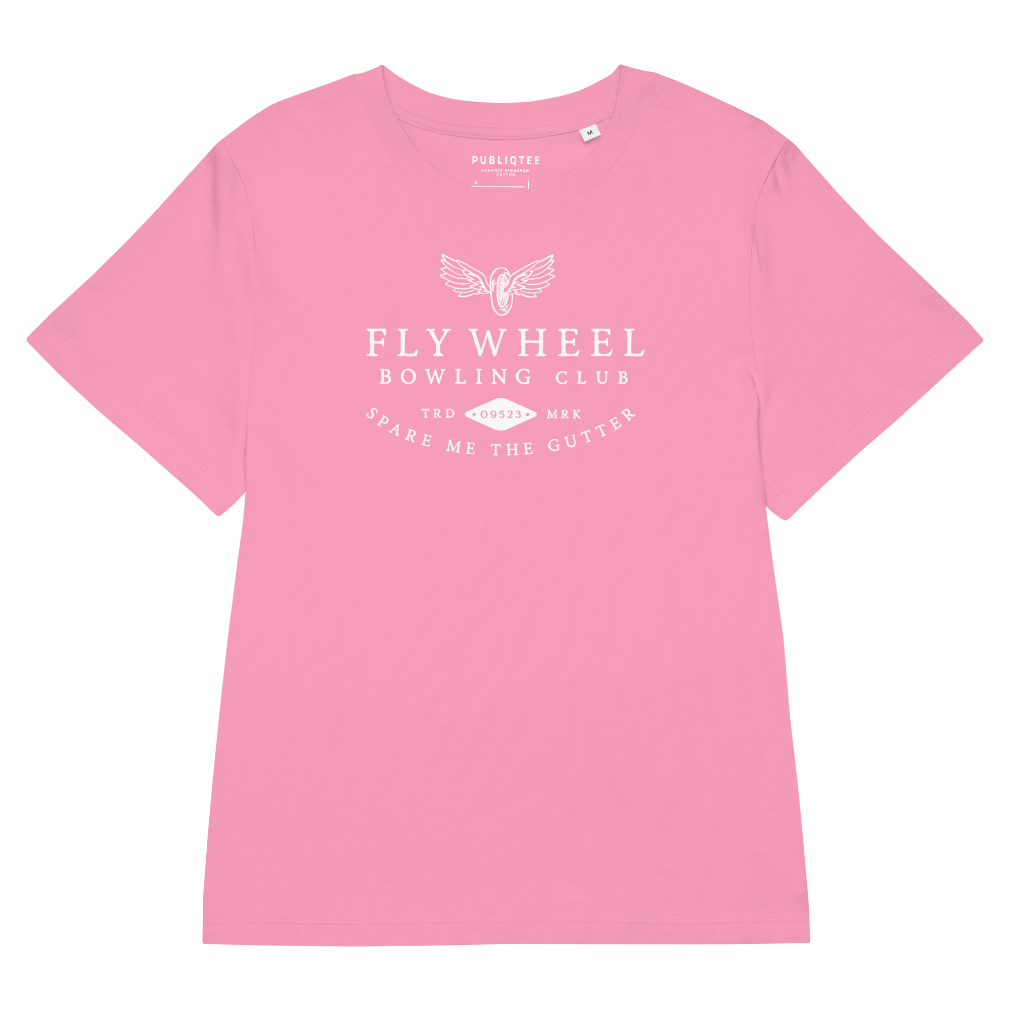 Flywheel Women’s Organic Eco Tee 100% Cotton Adult eco - friendly womens T-shirts100% Cotton Adult womens T-shirtsCotton Eco Adult womens T-shirts - PUBLIQTEE