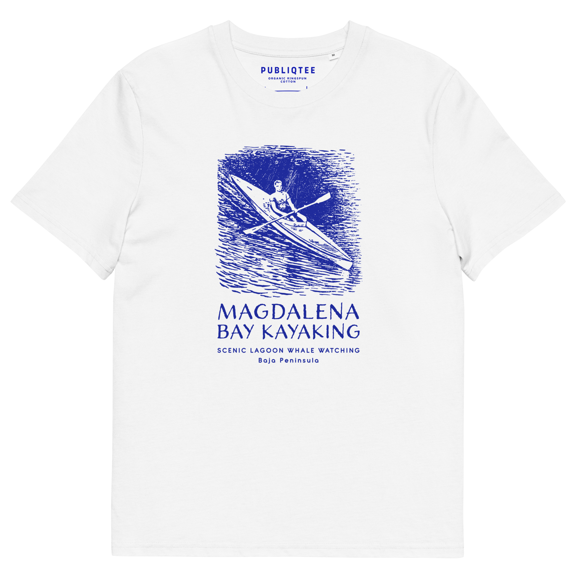 Kayak Magdalena Bay Organic Cotton Classic Eco T-shirt - PUBLIQTEE