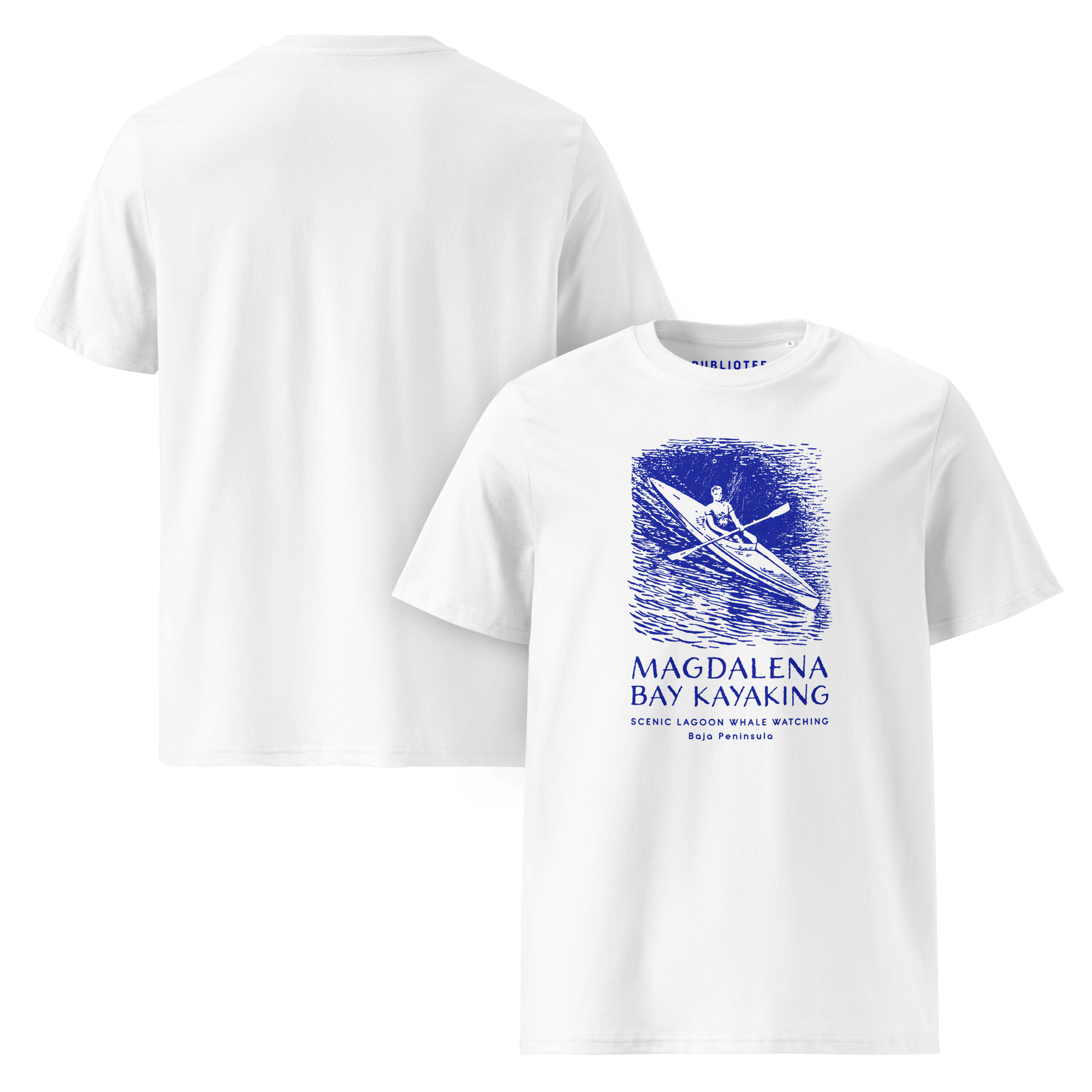 Kayak Magdalena Bay Organic Cotton Classic Eco T-shirt - PUBLIQTEE