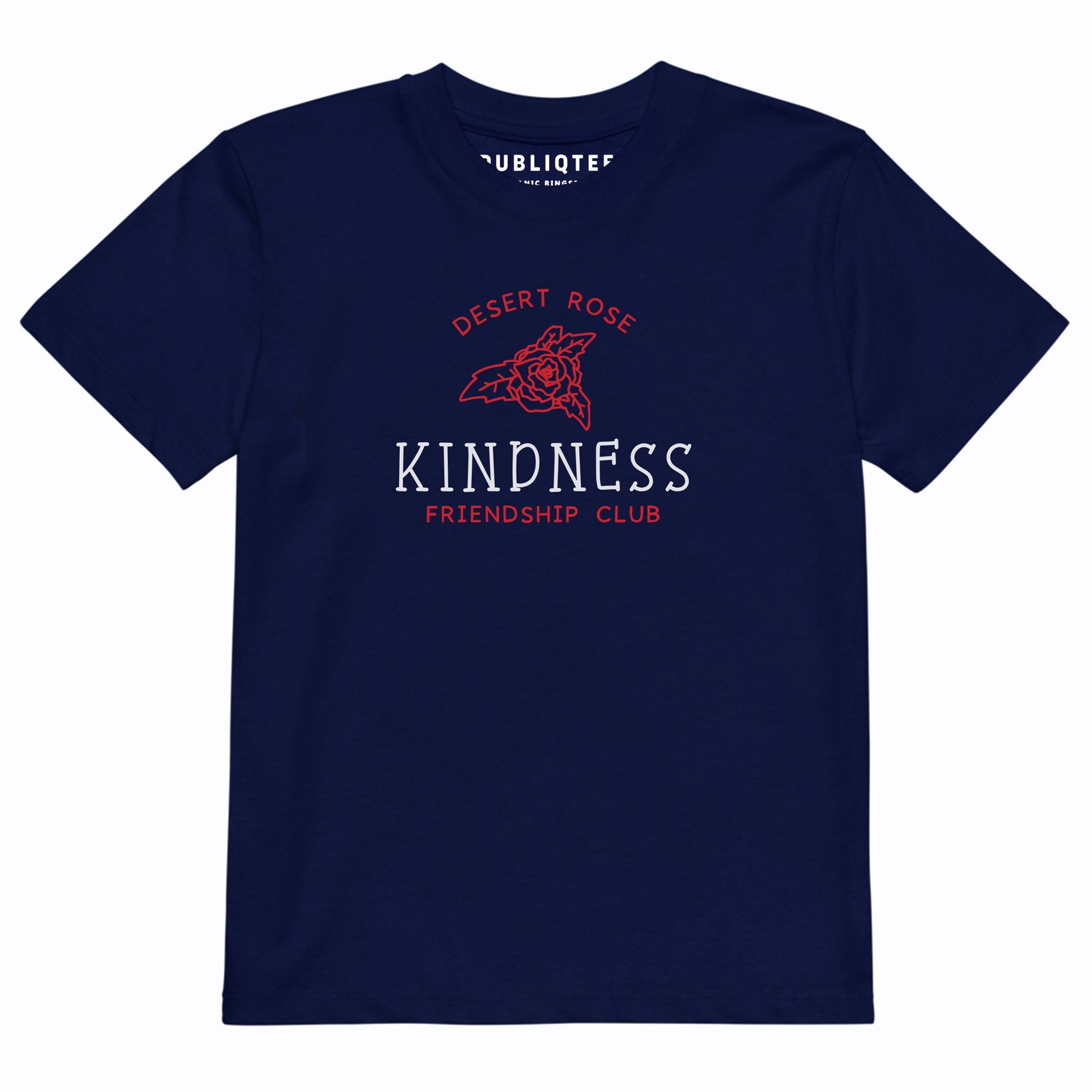 Kindness Club Kid/Youth Eco Tee GirlsGirls Eco T-shirtsGirls Eco - friendly organic cotton T-shirts - PUBLIQTEE