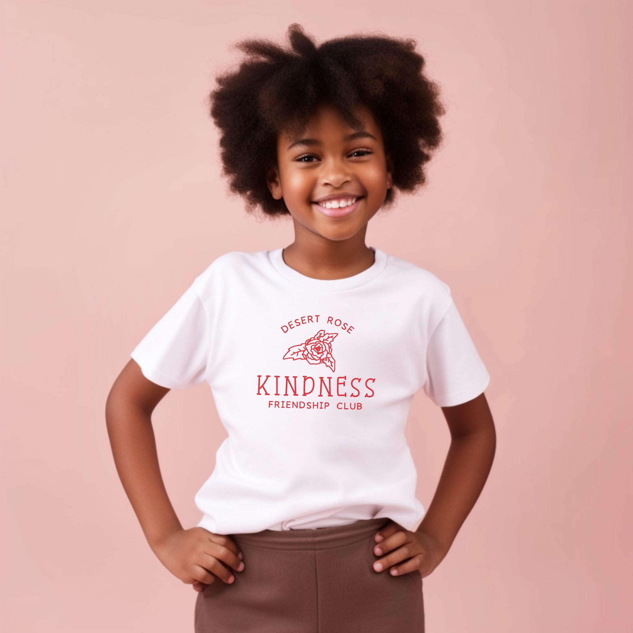 Kindness Club Kid/Youth Eco Tee GirlsGirls Eco T-shirtsGirls Eco - friendly organic cotton T-shirts - PUBLIQTEE