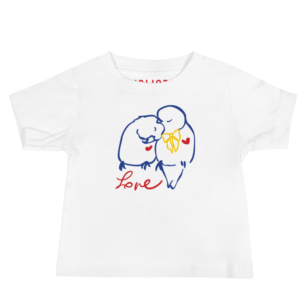 Love Birds Baby Cotton Tee Baby and Toddler Cotton TeesBaby and Toddler T-shirtsBaby Cotton Tees - PUBLIQTEE