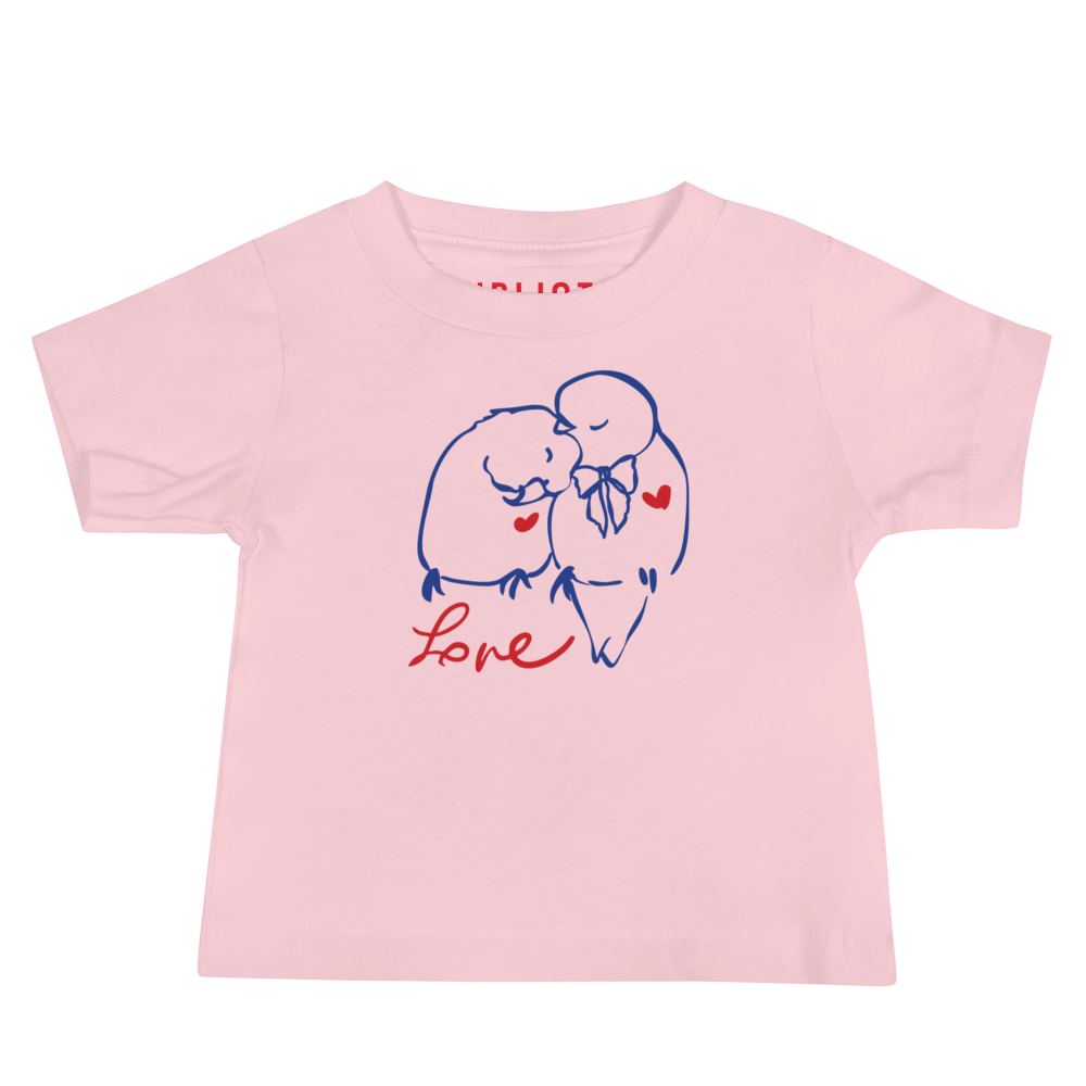 Love Birds Baby Cotton Tee Baby and Toddler Cotton TeesBaby and Toddler T-shirtsBaby Cotton Tees - PubliqTee