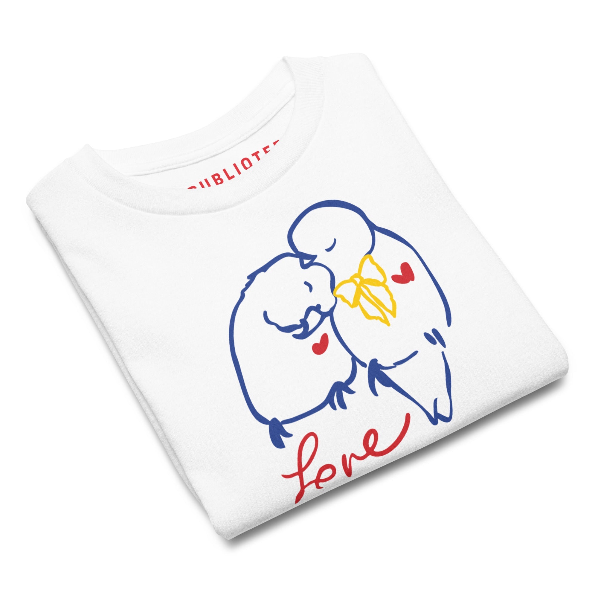 Love Birds Classic Youth Cotton Tee GirlsGirls 100% cotton T-shirtsGirls Cotton T-shirts - PUBLIQTEE