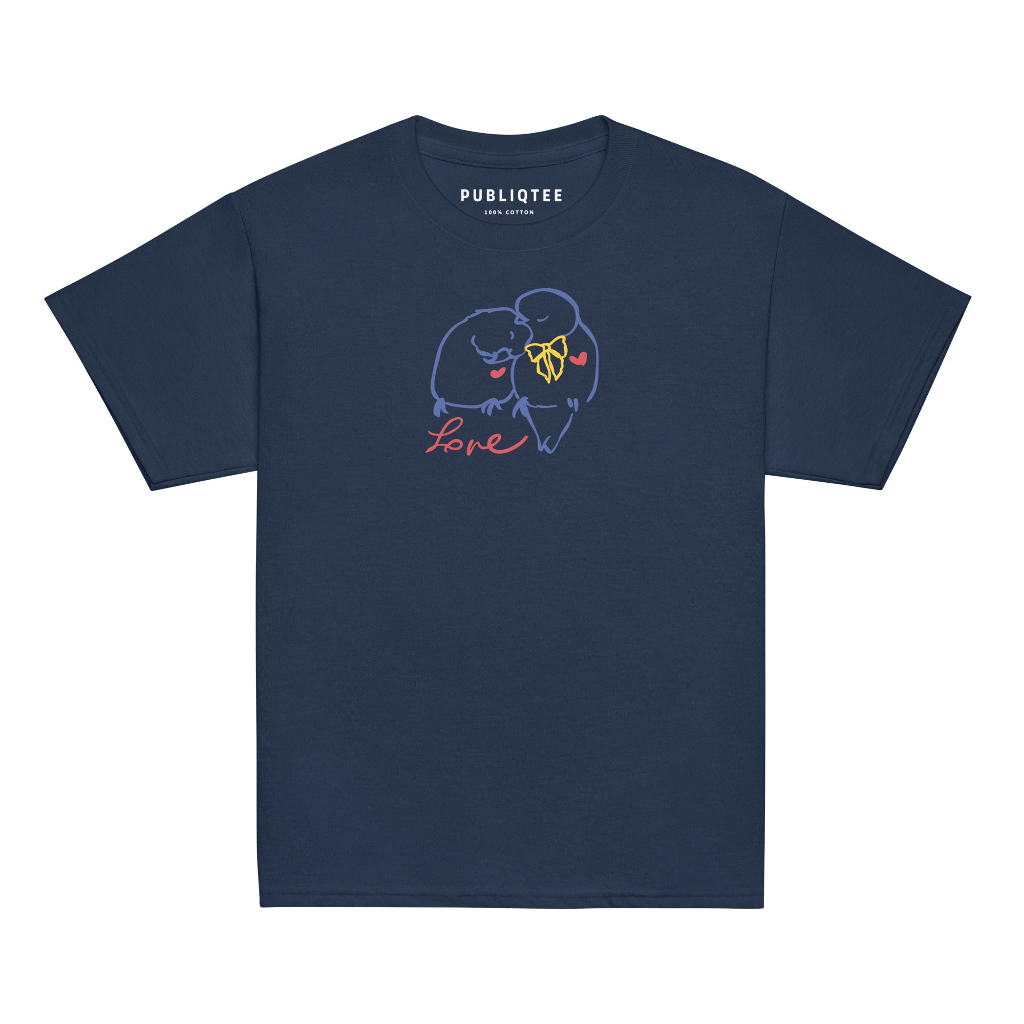 Love Birds Classic Youth Cotton Tee GirlsGirls 100% cotton T-shirtsGirls Cotton T-shirts - PUBLIQTEE