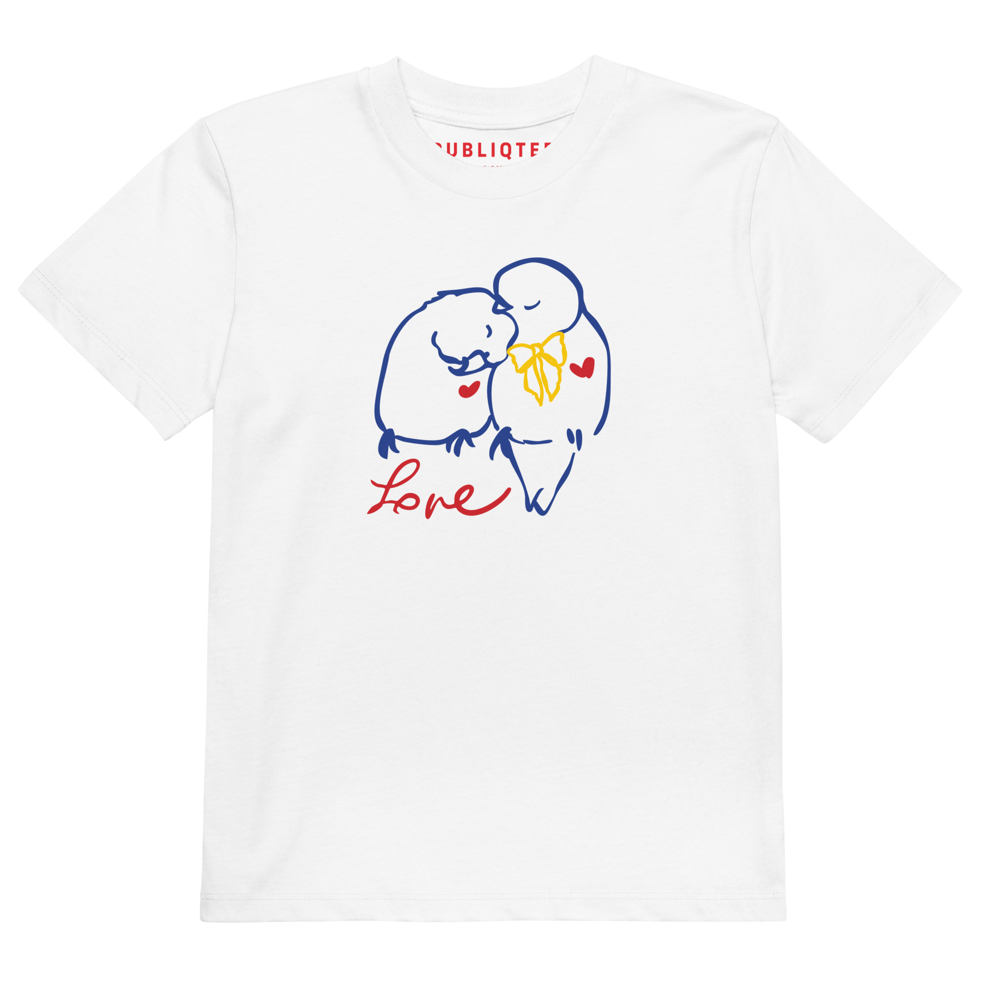 Love Birds Kid/Youth Eco Tee BoysBoys Eco T-shirtsBoys Eco - friendly organic cotton T-shirts - PUBLIQTEE
