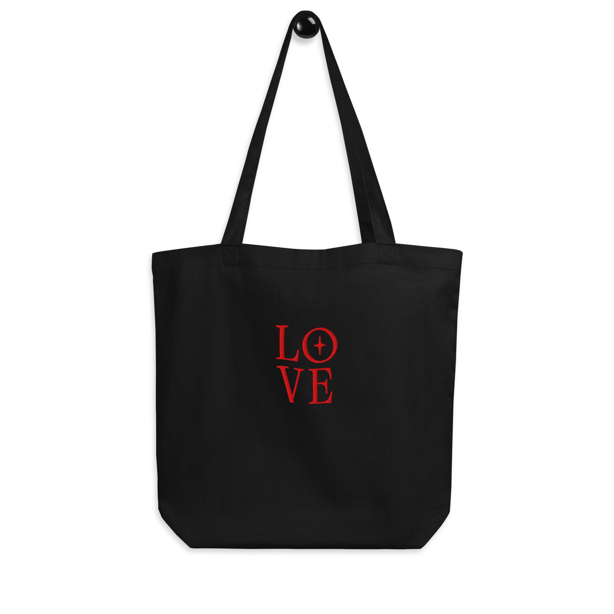 Love Medium Embroidered Organic Eco Tote 100% certified organic cotton Denim Large Baby Tote Bag100% Cotton Eco Denim Tote BagCotton Blue Jean Eco Tote - PUBLIQTEE