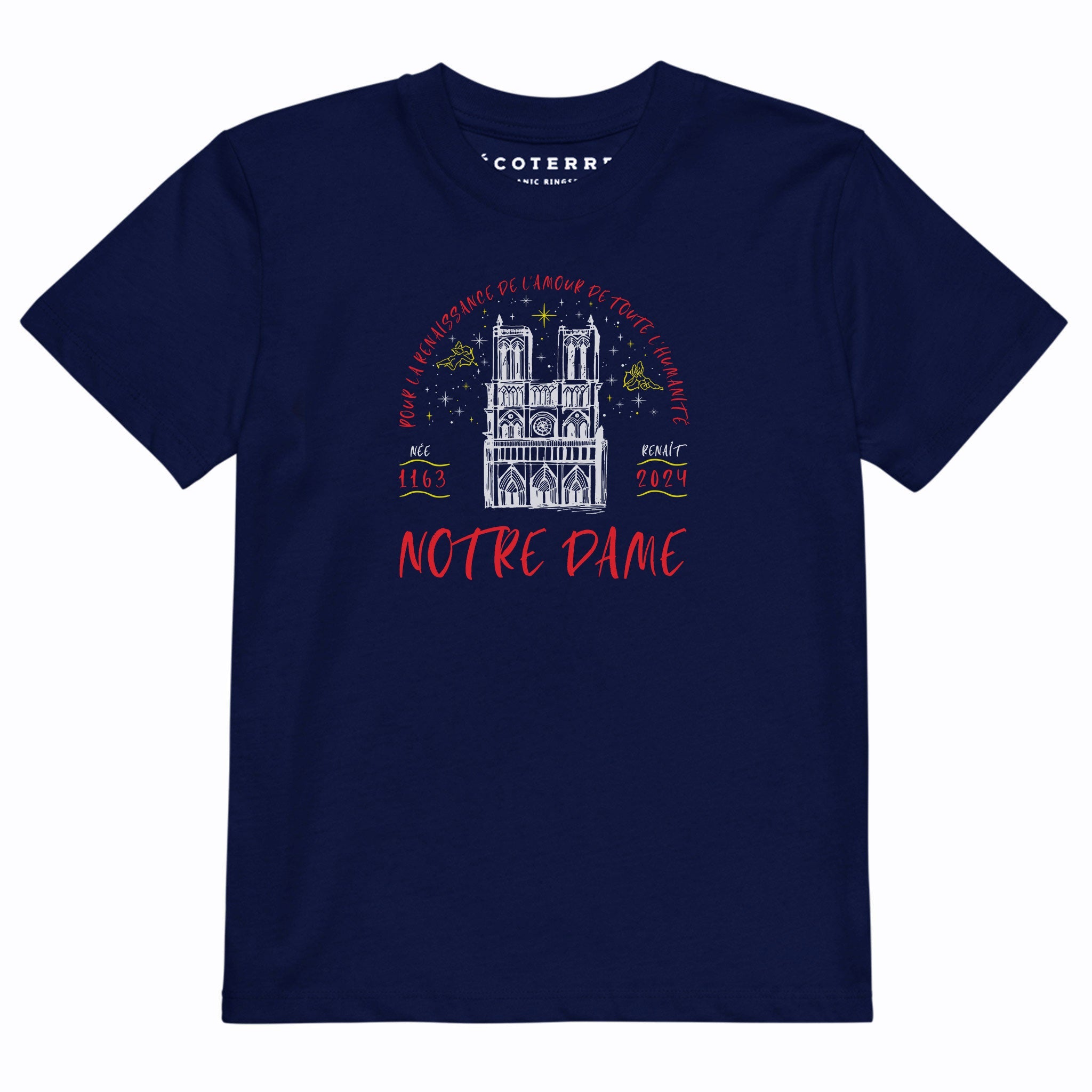 Notre Dame Artsy Kid/Youth Eco Tee BoysBoys Eco T-shirtsBoys Eco - friendly organic cotton T-shirts - PUBLIQTEE