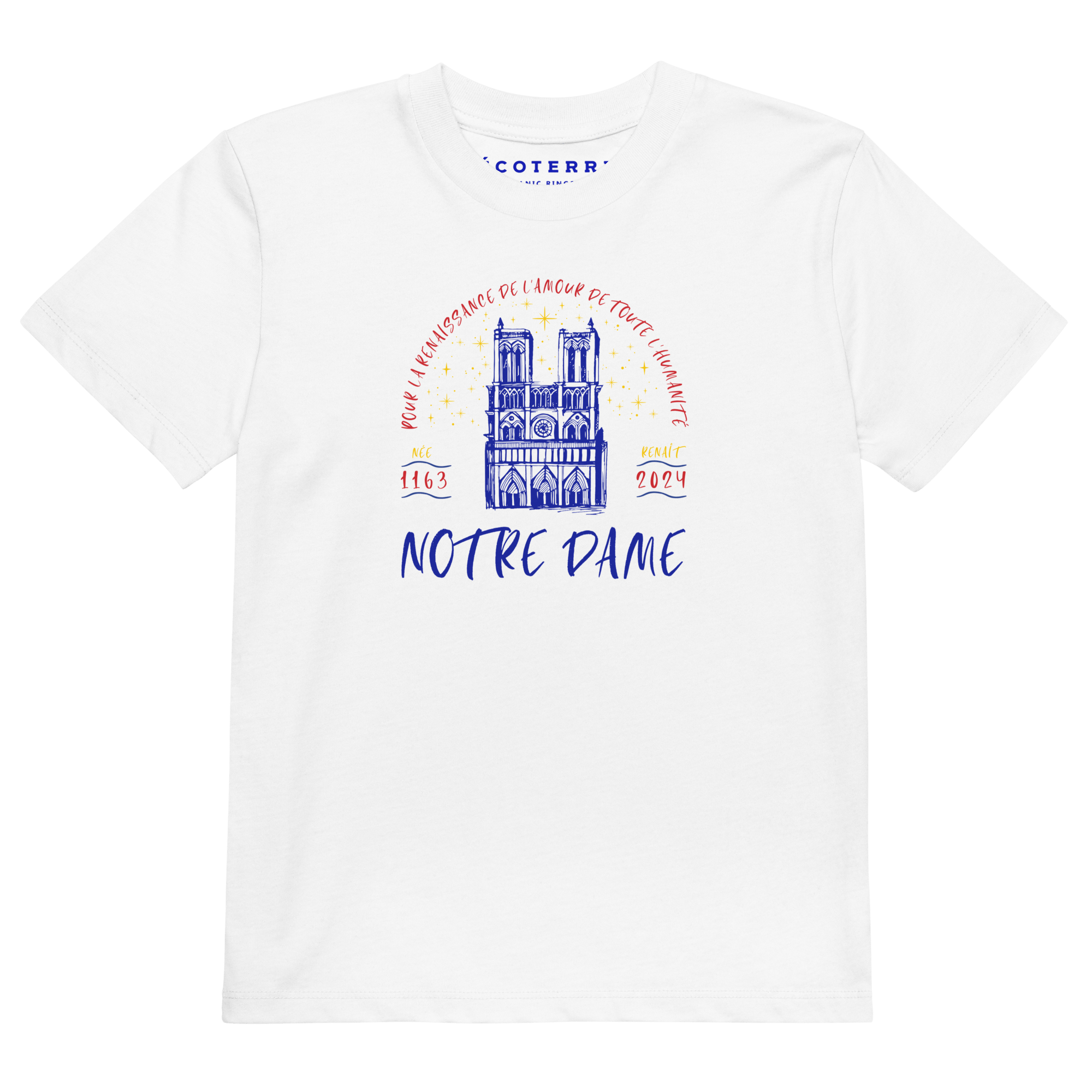 Notre Dame Artsy Kid/Youth Eco Tee BoysBoys Eco T-shirtsBoys Eco - friendly organic cotton T-shirts - PUBLIQTEE