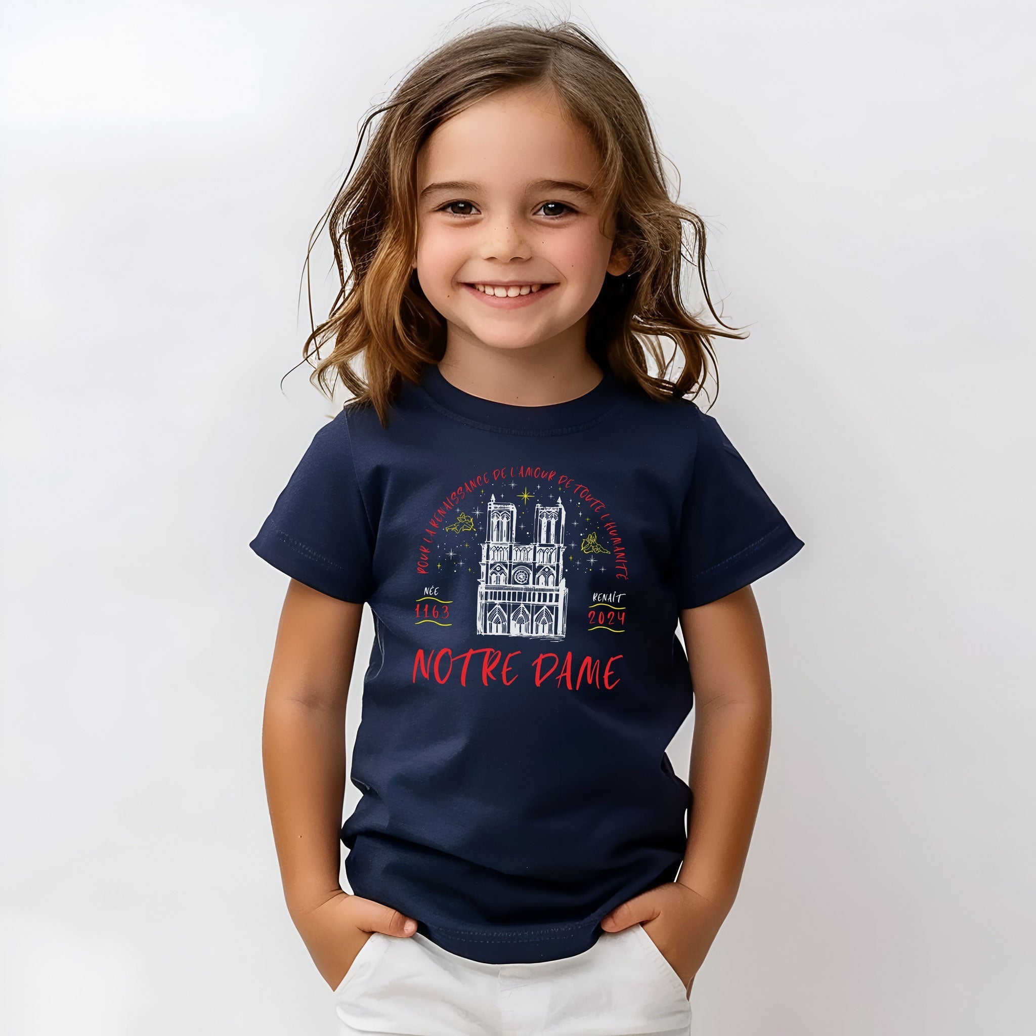 Notre Dame Artsy Kid/Youth Eco Tee BoysBoys Eco T-shirtsBoys Eco - friendly organic cotton T-shirts - PUBLIQTEE