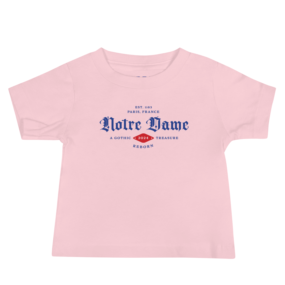 Notre Dame Classic Baby Cotton Tee 100% Cotton Baby Boy t-shirt100% Cotton Baby Girl t-shirt100% Cotton toddler Boy t-shirt - PUBLIQTEE