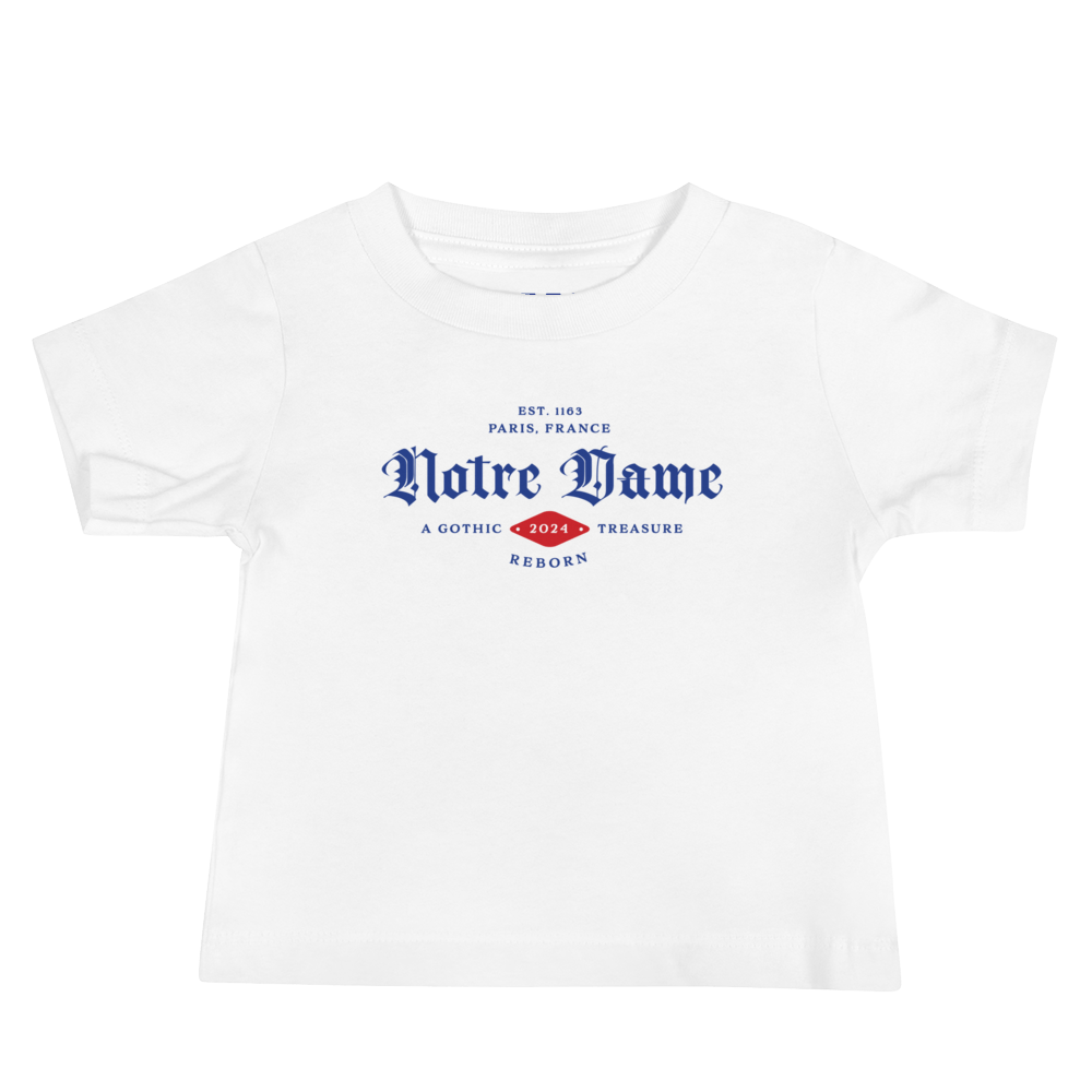 Notre Dame Classic Baby Cotton Tee 100% Cotton Baby Boy t-shirt100% Cotton Baby Girl t-shirt100% Cotton toddler Boy t-shirt - PUBLIQTEE