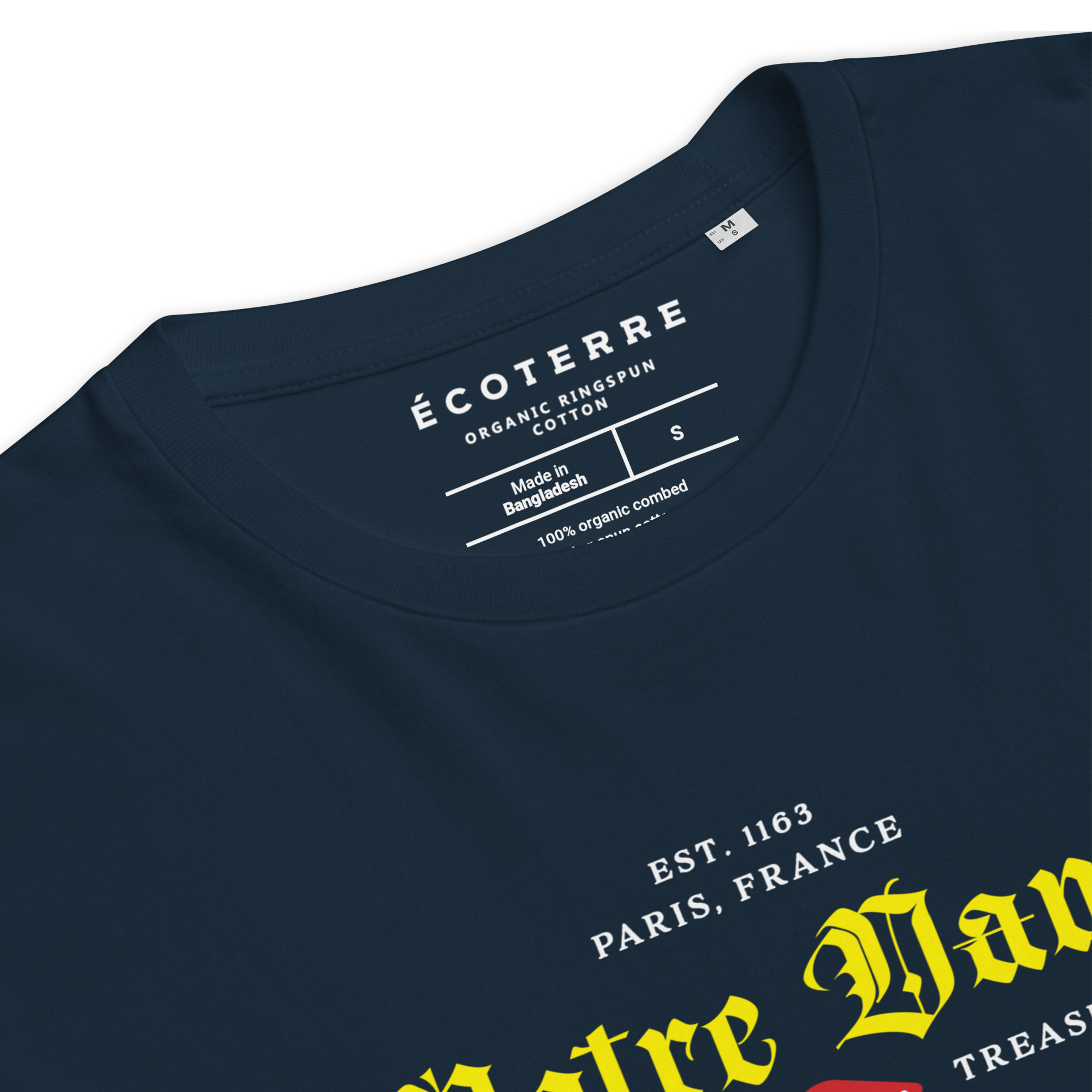 Notre Dame Classic Organic Cotton Eco T-shirt 100% Cotton Adult eco - friendly Men’s T-shirts100% Cotton Adult eco - friendly womens T-shirts100% Cotton Adult T-shirts - PubliqTee