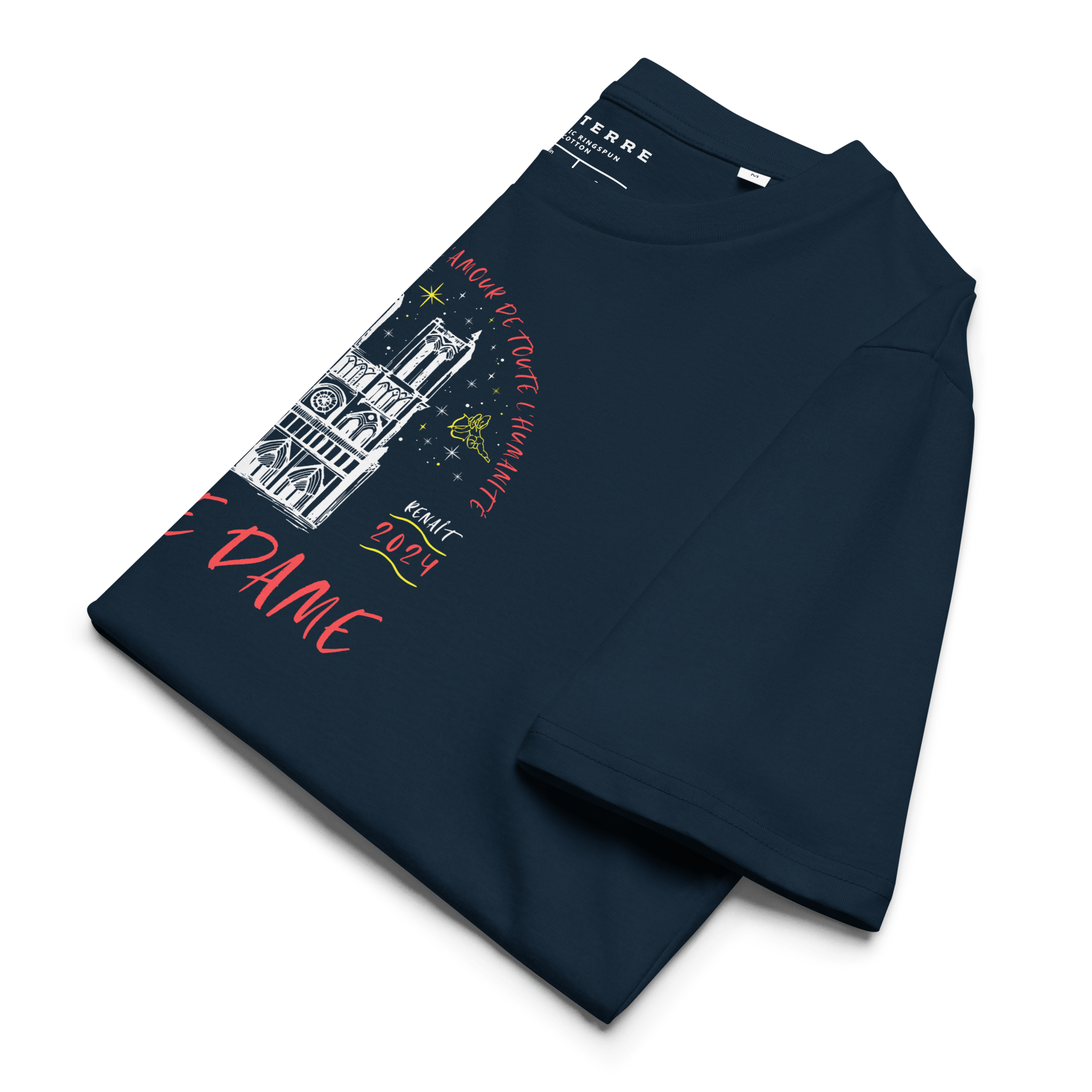 Notre Dame Organic Cotton Classic Eco T-shirt 100% Cotton Adult eco - friendly Men’s T-shirts100% Cotton Adult eco - friendly womens T-shirts100% Cotton Adult T-shirts - PUBLIQTEE