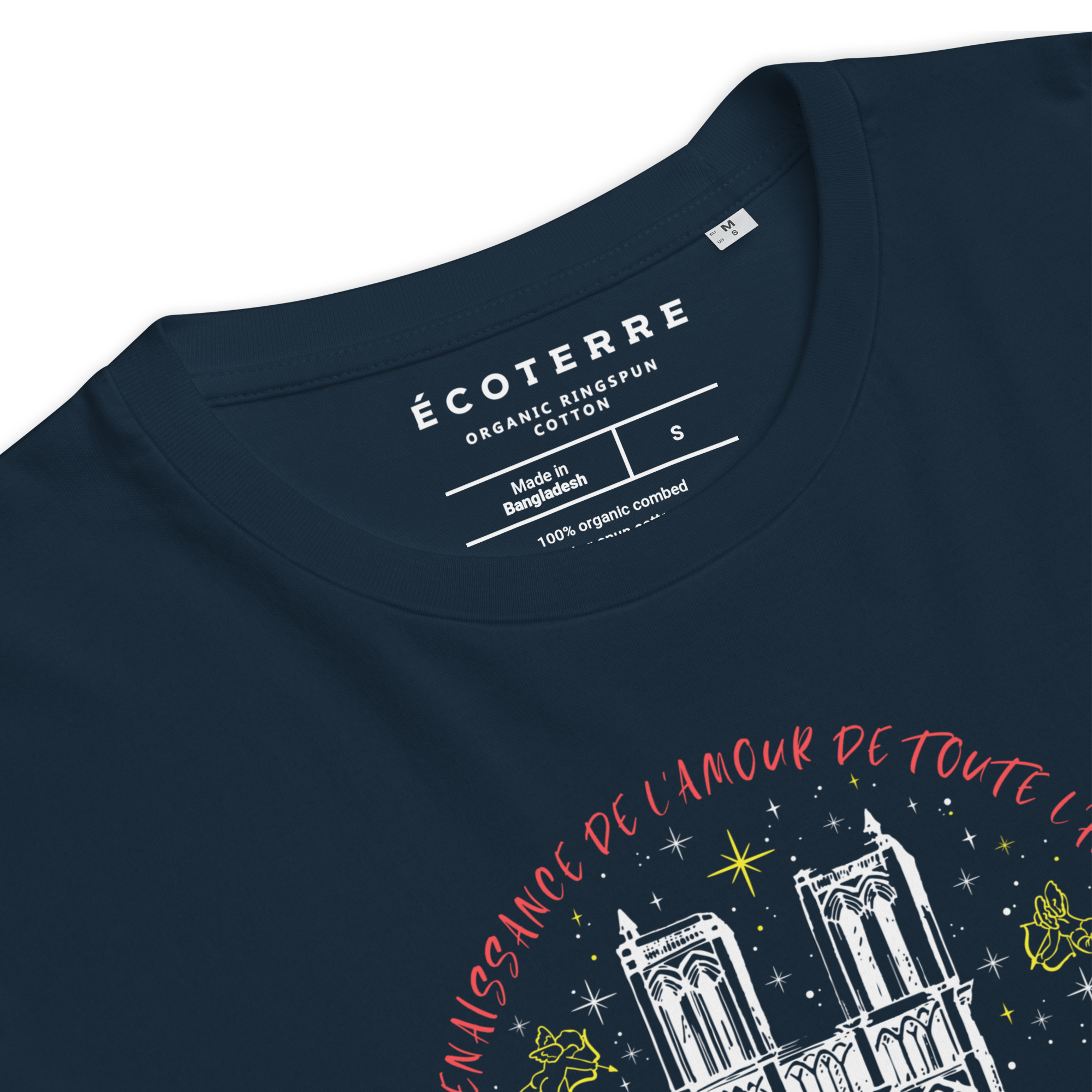 Notre Dame Organic Cotton Classic Eco T-shirt 100% Cotton Adult eco - friendly Men’s T-shirts100% Cotton Adult eco - friendly womens T-shirts100% Cotton Adult T-shirts - PUBLIQTEE