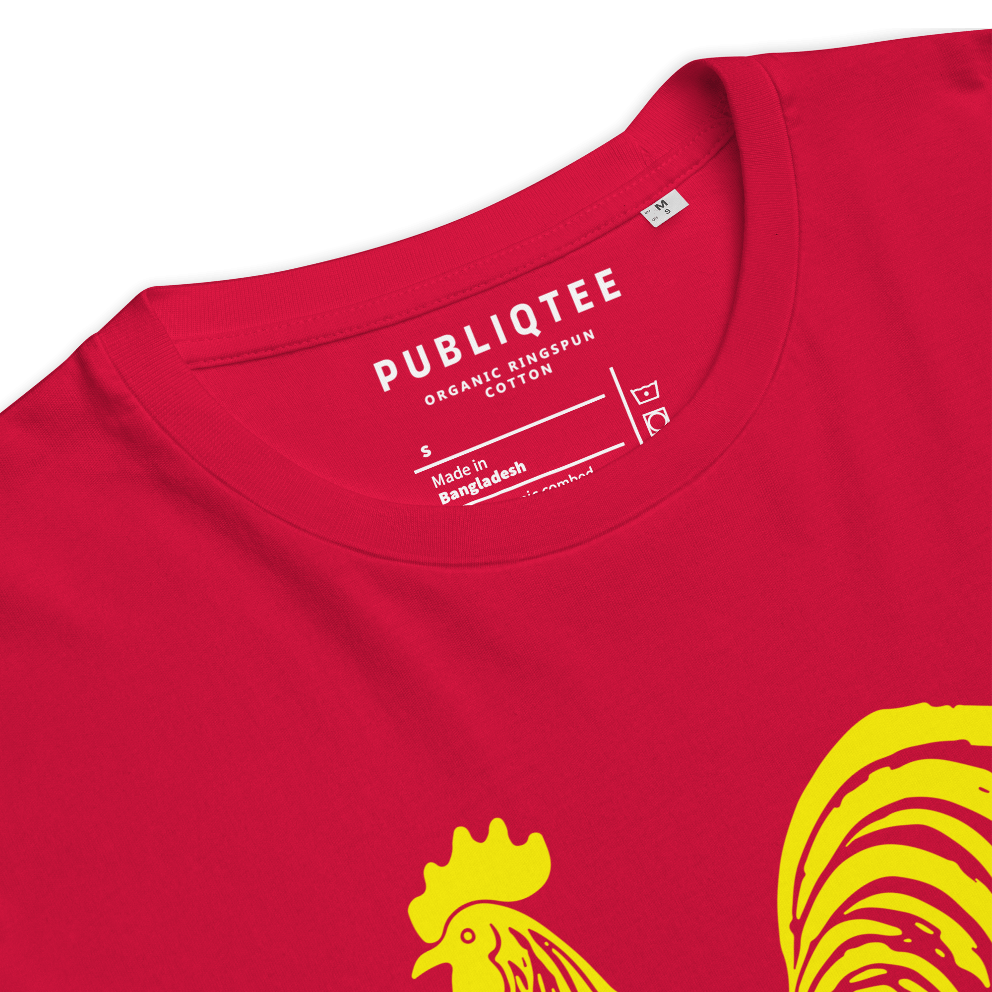 Rooster Organic Cotton Classic Eco T-shirt - PUBLIQTEE