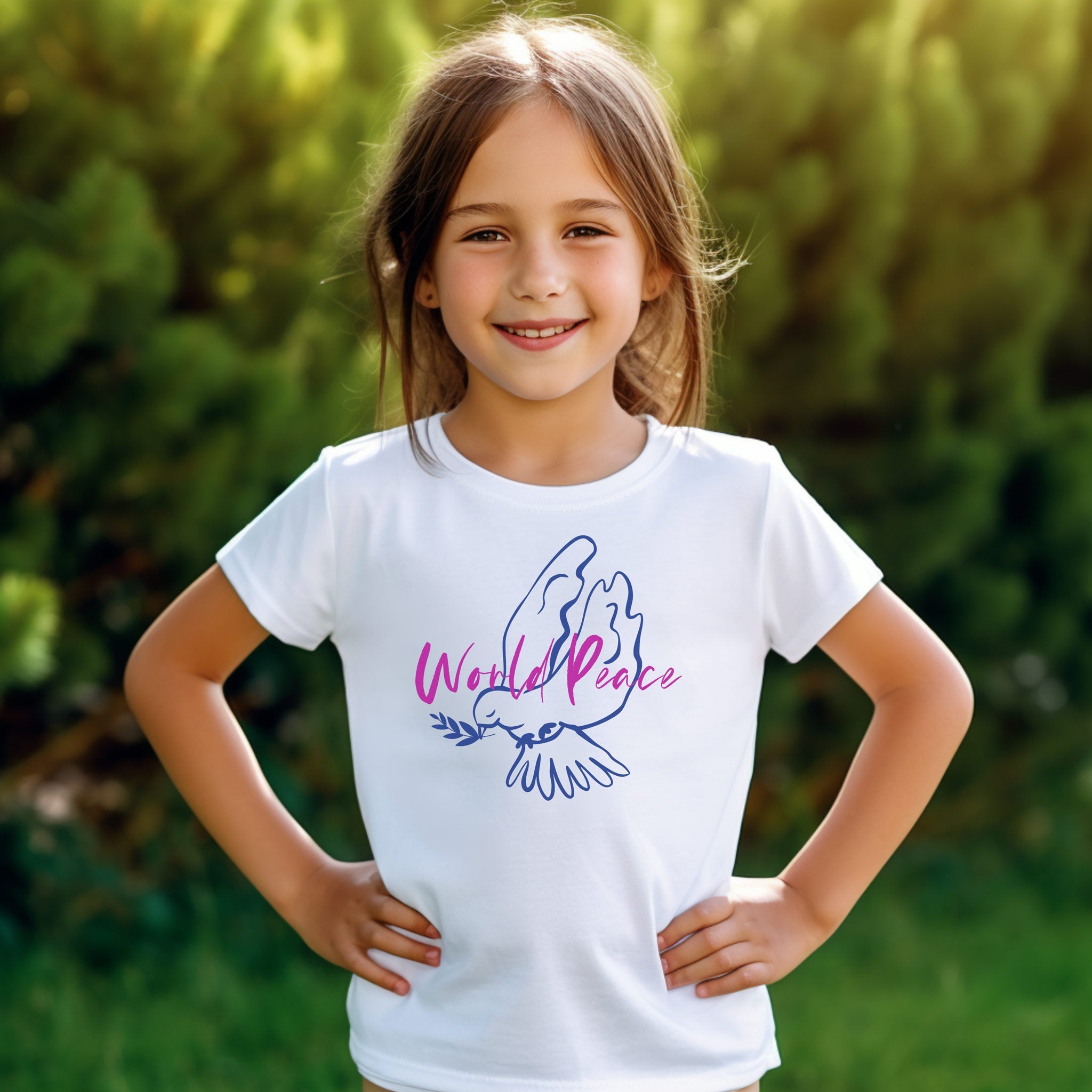 World Peace Kid/Youth Eco Tee BoysBoys Eco T-shirtsBoys Eco - friendly T-shirts - PUBLIQTEE